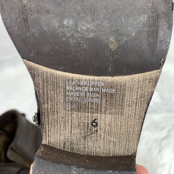 Seychelles Boots Dark Brown Leather Women's Size 6 Buckle Strap Ankles Booties - Picture 2 of 11